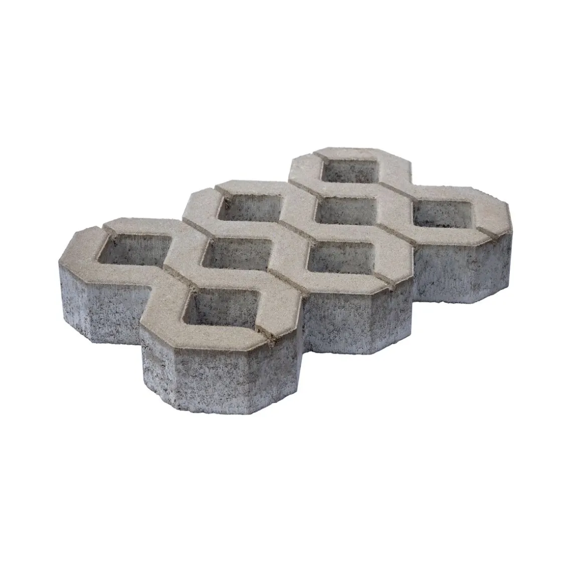 Rasengitter 60x40x8 cm grau mit Fase ^ Lusit Outlet