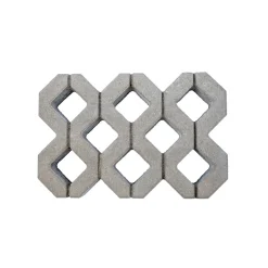 Rasengitter 60x40x8 cm grau mit Fase ^ Lusit Outlet
