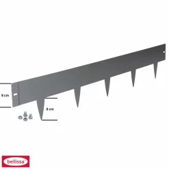 Rasenkante Spina 2er Set verzinkt 103 x 16 cm ^ Online