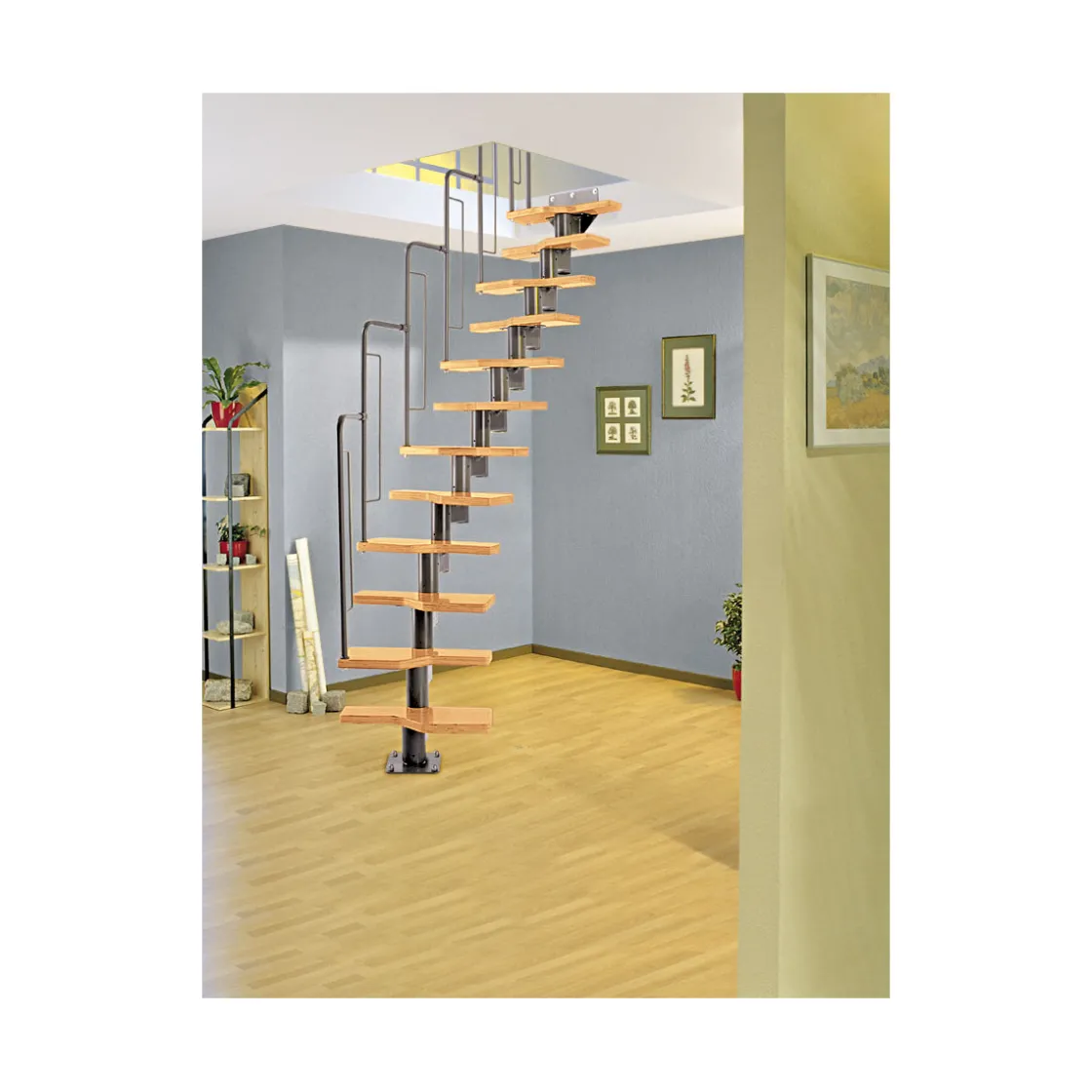 Raumspartreppe Graz, 12 Stufeninkl. Handl. variabel bis 292 cm ^ Dolle Discount