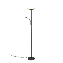 LED Stehleuchte SPECTER schwarz mit Lesearm ^ Reality Online