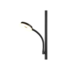 LED Stehleuchte SPECTER schwarz mit Lesearm ^ Reality Online