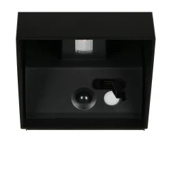 LED Wandleuchte GENIE schwarz eckig ^ Reality Outlet