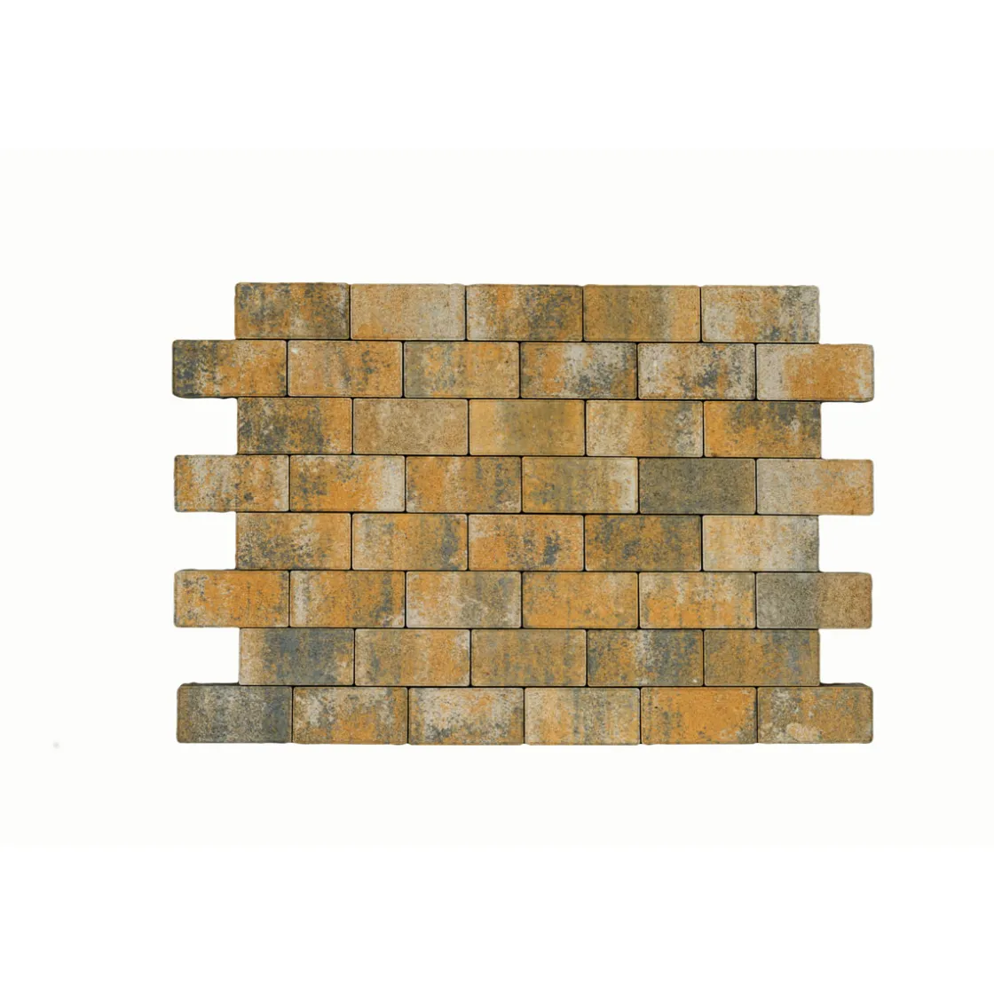 Rechteck 20x10x6 cm Muschelkalk m. Faseincl. 2 Würfel/Lage ^ Lusit Hot