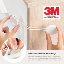 Multi-Sicherung für Möbel weiß ^ Reer Hot
