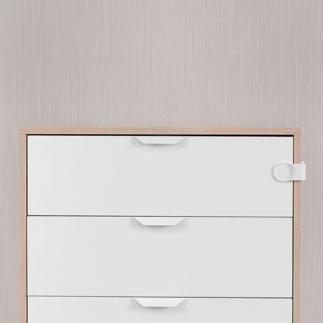 Schrank- und Schubladensicherung weiß ^ Reer Clearance
