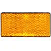 Reflektor orange viereckig 2 Stueck ^ Hot