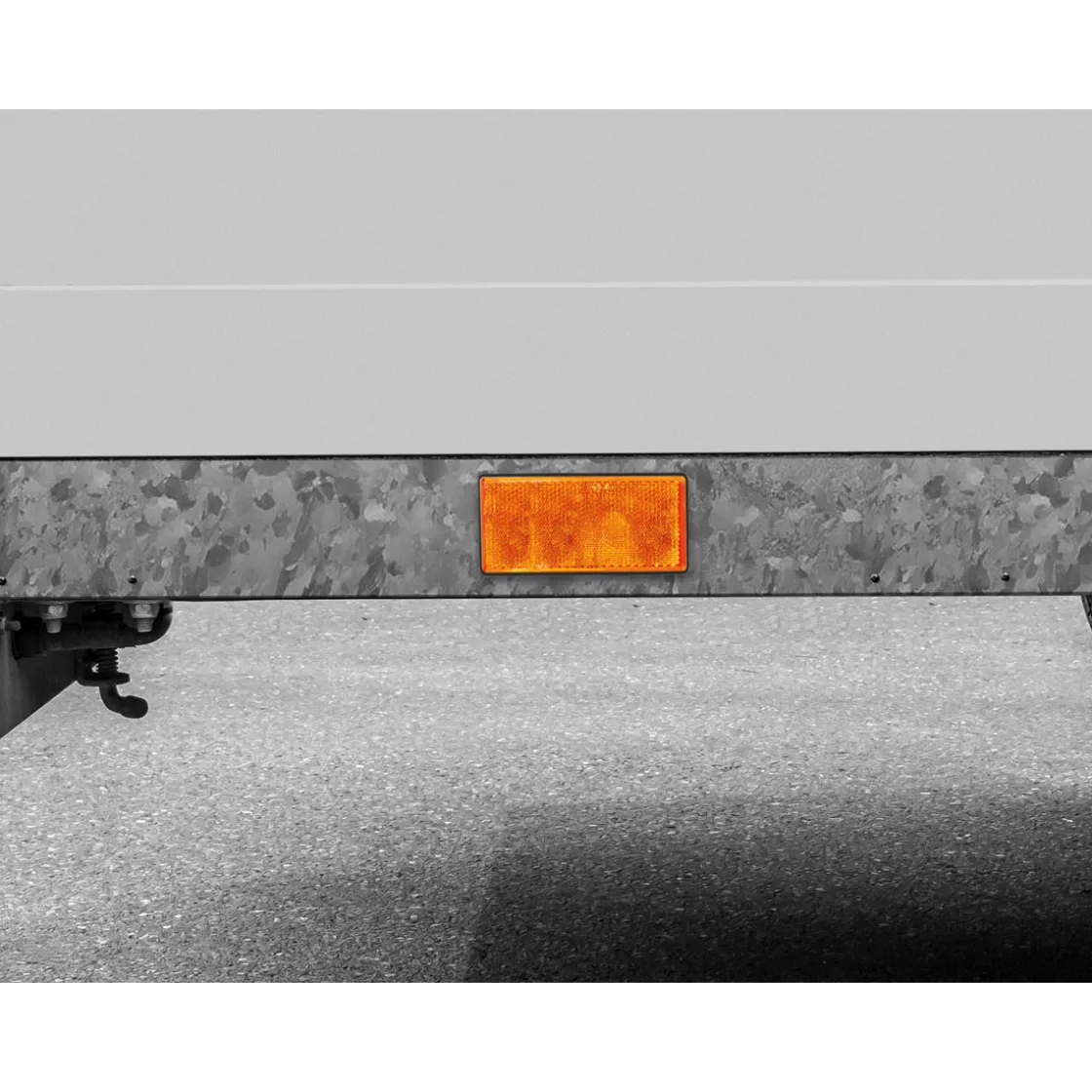 Reflektor orange viereckig 2 Stueck ^ Hot