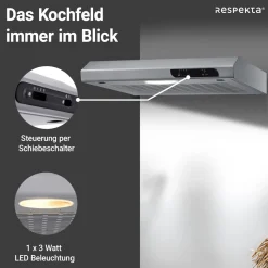 Dunstabzugshaube DH540IXL inox ^ Respekta Clearance