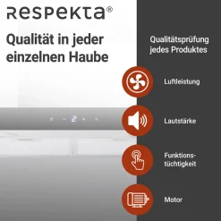 Haube Edelstahl 60cm EEK A++9 Leistungsstufen LED-Beleuchtung ^ Respekta Online