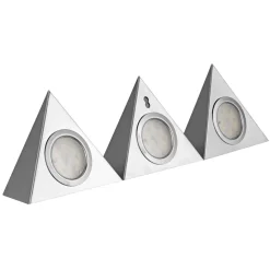LED-Unterbauleuchte Trinagle Snsor 3 x 2,5W silber ^ REV Ritter Sale