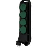 Steckdosenleiste IP 44 4-fach 1,4 m scharz-grün ^ REV Ritter New