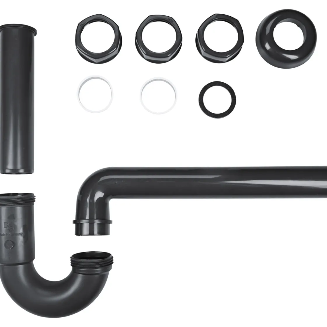 Rezyklatsiphon 1 1/4" Kunststoff ^ Outlet