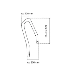 Armlehnen für Bad-Hocker Pro chrom ^ Ridder Sale