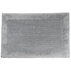Badezimmerteppich Amelie ca 70 x 120 cm grau ^ Ridder