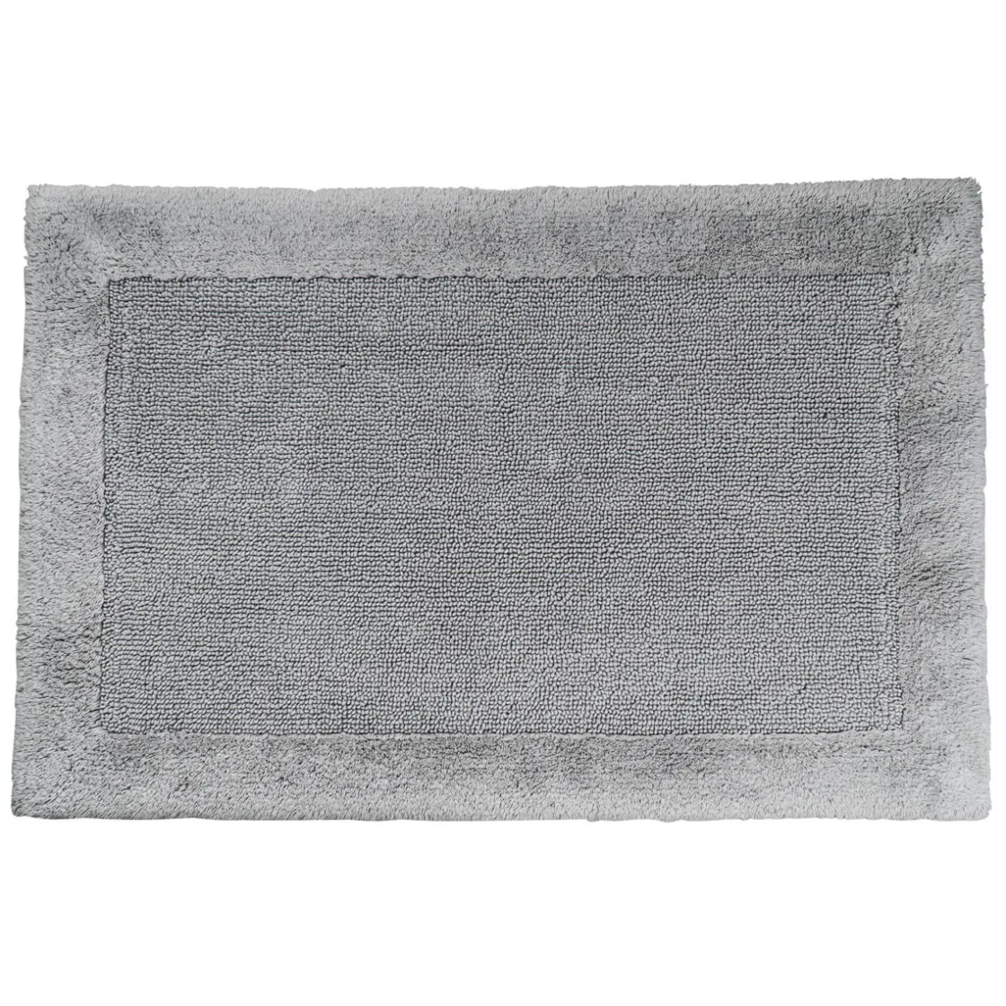 Badezimmerteppich Amelie ca 70 x 120 cm grau ^ Ridder