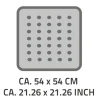 Duscheinlage 54 x 54 cm Lido schwarz ^ Ridder Discount