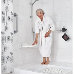 Duschklappsitz Max weiß ^ Ridder Online