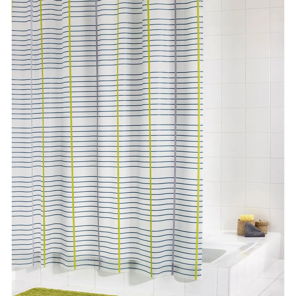 Duschvorhang Classique Folie 180 x 200 cm ^ Ridder New