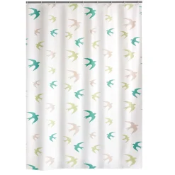 Duschvorhang Swallow Folie 180 x 200 cm ^ Ridder Hot