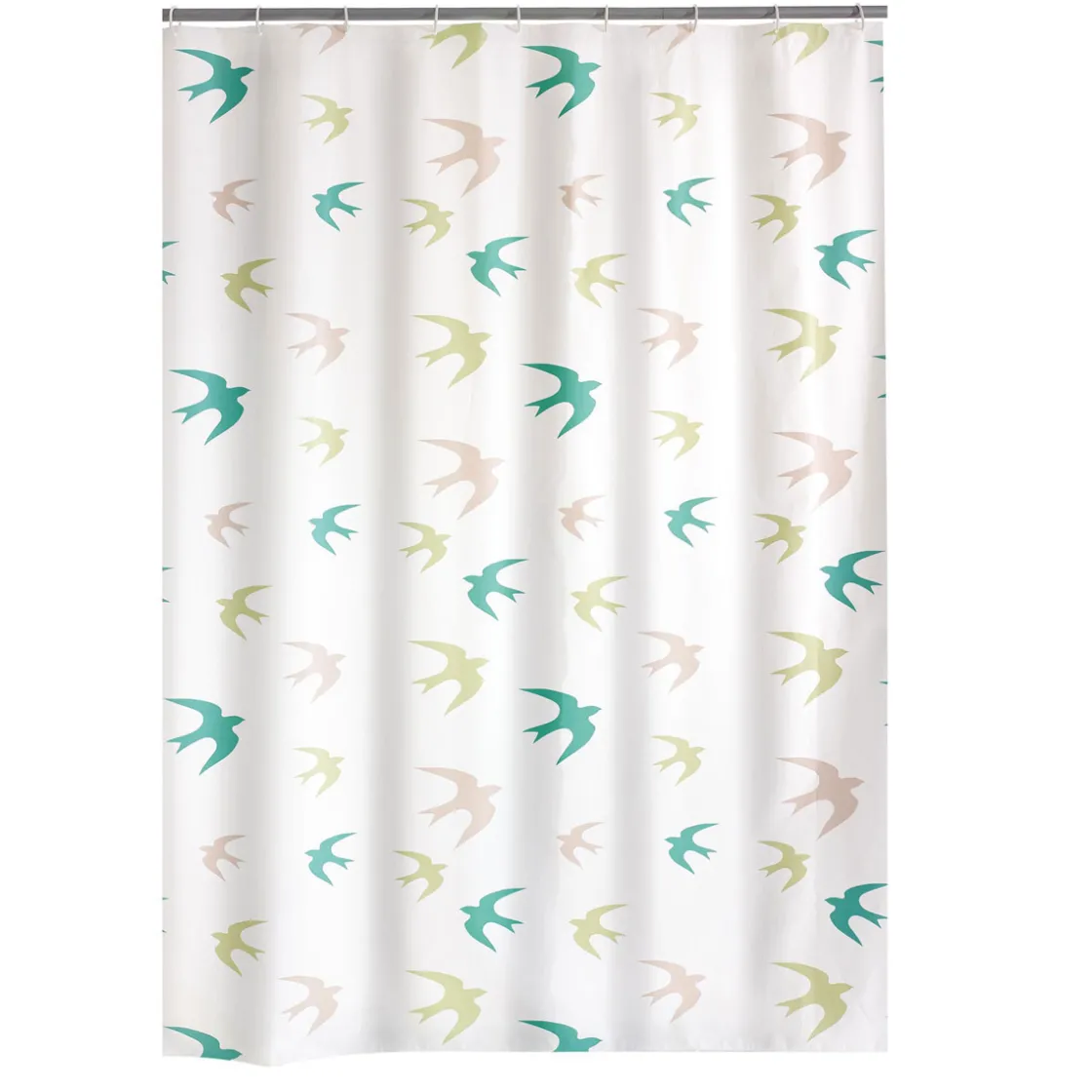 Duschvorhang Swallow Folie 180 x 200 cm ^ Ridder Hot