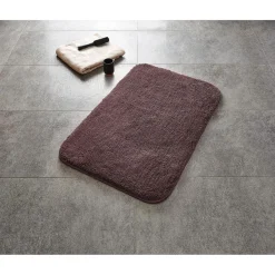 Teppich Chic 55 x 50 cm stone Polyester-Microfaser ^ Ridder New