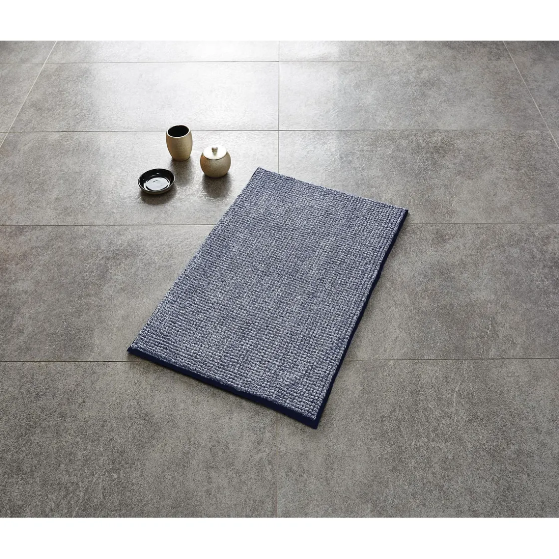 Teppich Fresh 60 x 90 cm blau Polyester ^ Ridder New