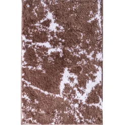 Teppich Marmor 60 x 90 cm beige-weiß Polyester-Microfaser ^ Ridder Clearance