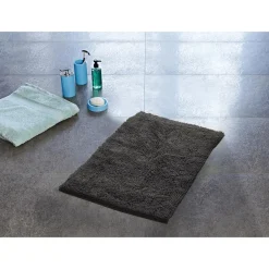 Teppich Soft 55 x 85 cm anthrazit Polyester-Microfaser ^ Ridder Hot