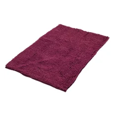 Teppich Soft 55 x 85 cm beere Polyester-Microfaser ^ Ridder