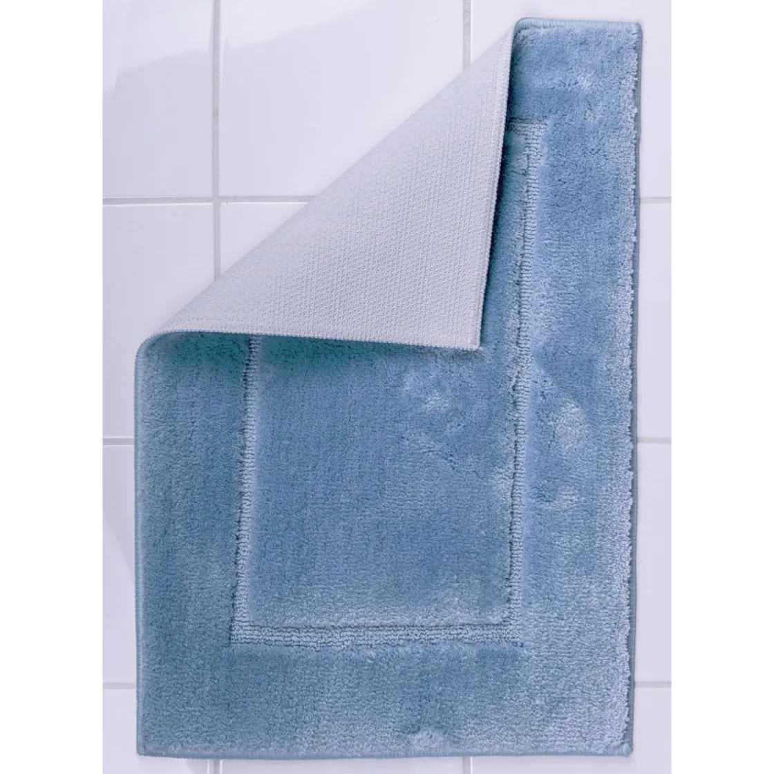 Teppich Stadion 55 x 85 cm hellgrau Polyester-Microfaser ^ Ridder Outlet