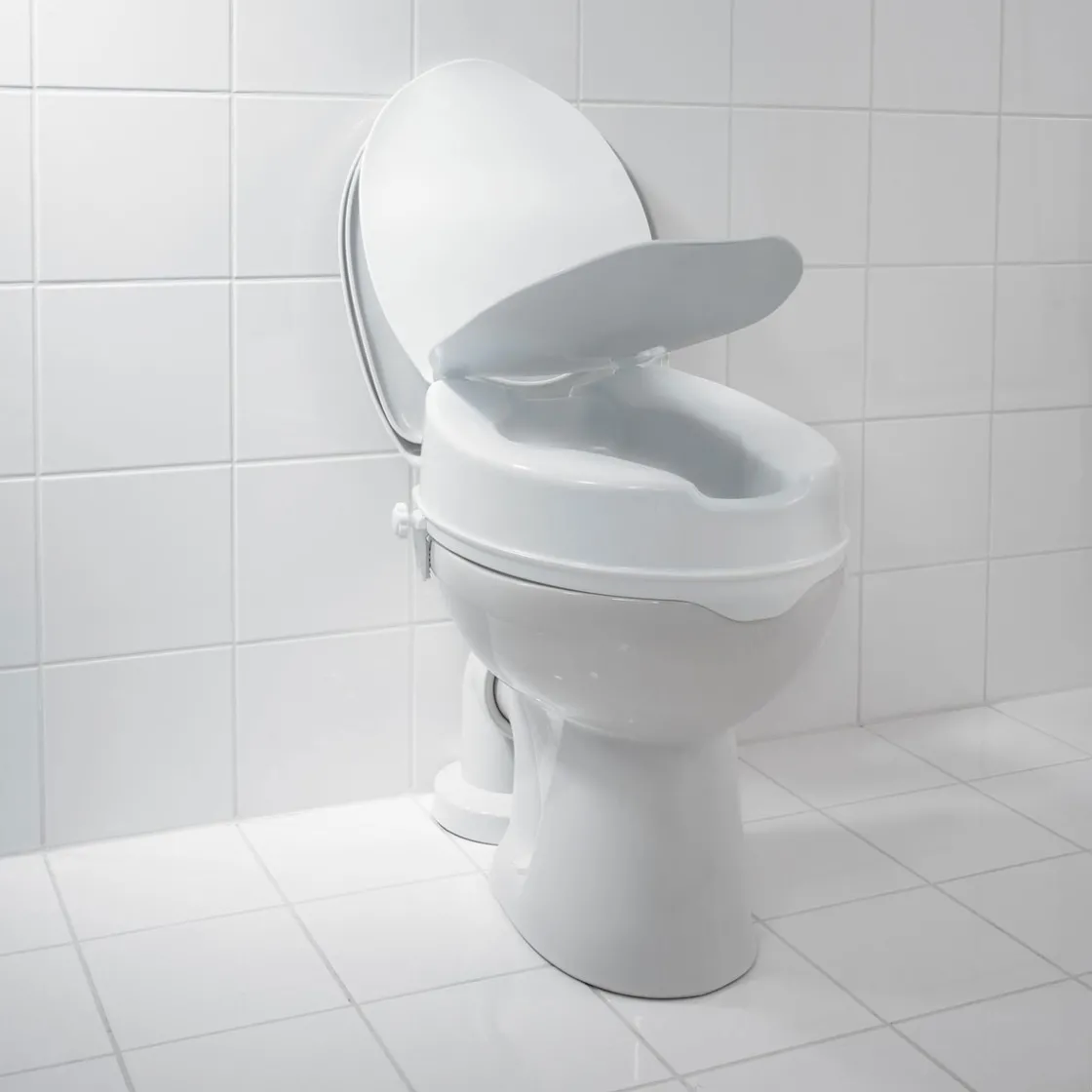 Toilettensitzerhöhung mit Deckel Sam ^ Ridder Online