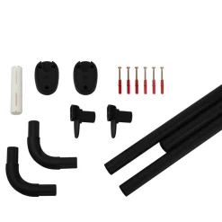 Universal-Duschstange Wien Durchmesser 25 mm schwarz ^ Ridder Outlet