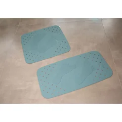 Wanneneinlage Foot ca 38 x 72 cm petrolblau ^ Ridder