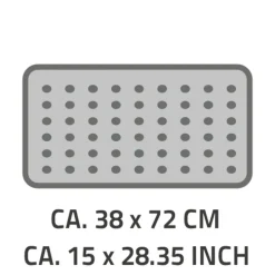 Wanneneinlage Foot 38 x 72 cm lila ^ Ridder Hot