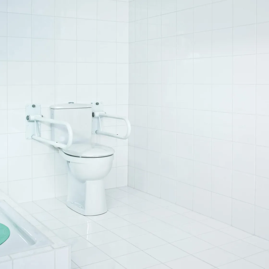 WC-Aufstehbügel 55,5 cm klappbar weiß ^ Ridder Clearance