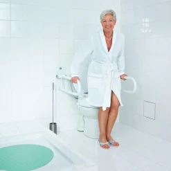 WC-Aufstehbügel 55,5 cm klappbar weiß ^ Ridder Clearance