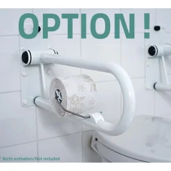 WC-Aufstehbügel 55,5 cm klappbar weiß ^ Ridder Clearance