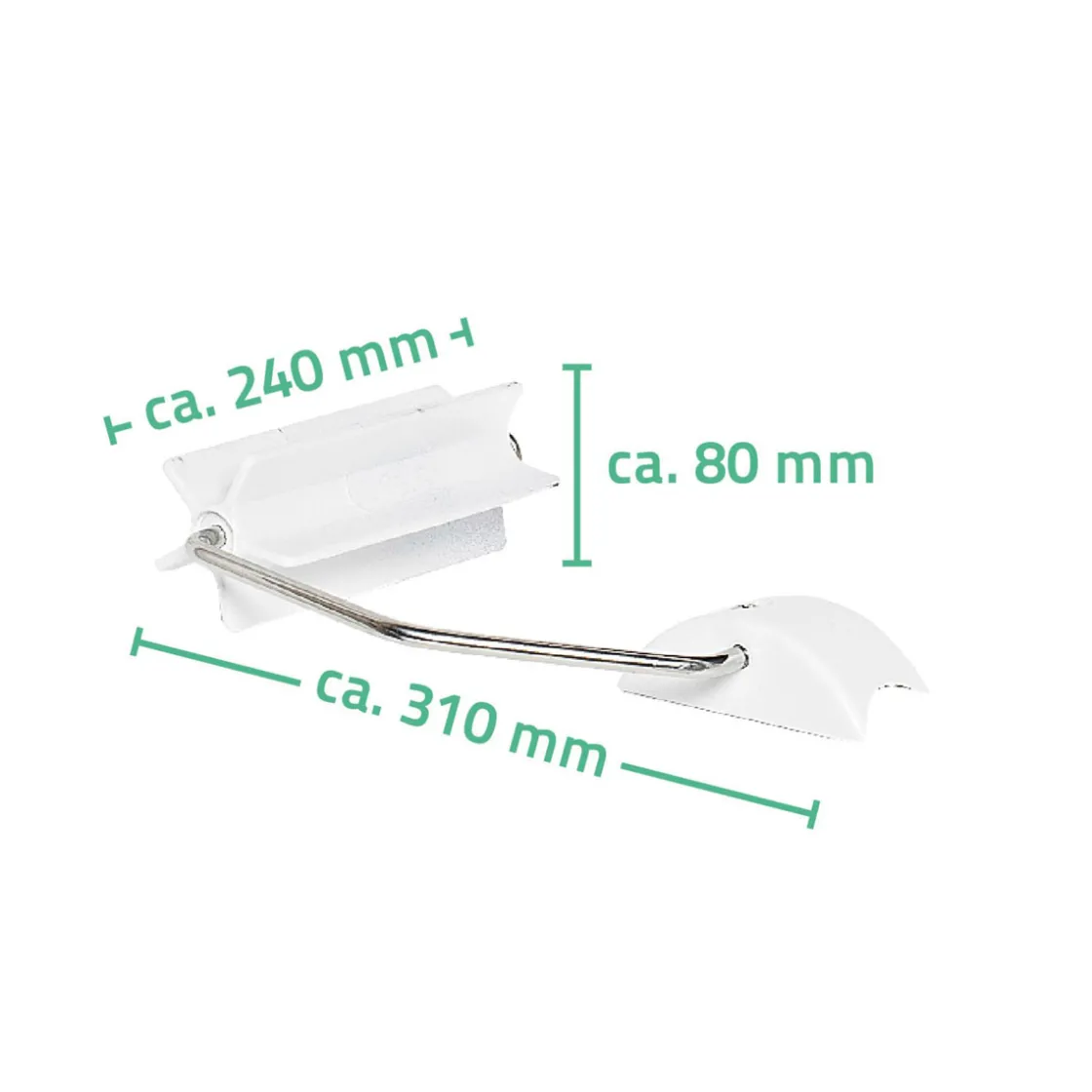 WC-Papierhalter für WC-Aufstehbügel klappbar ^ Ridder Outlet
