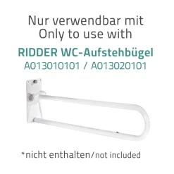 WC-Papierhalter für WC-Aufstehbügel klappbar ^ Ridder Outlet