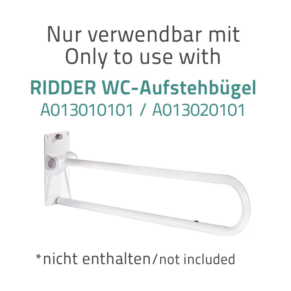 WC-Papierhalter für WC-Aufstehbügel klappbar ^ Ridder Outlet