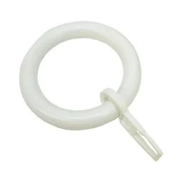Ringe Kunststoff m. Haken Bifo 28mm weiß ^ Gardinia Clearance
