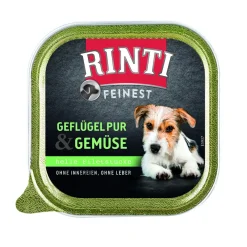Schale Feinest Geflügel Pur und Gemüse 150 g ^ Rinti Sale