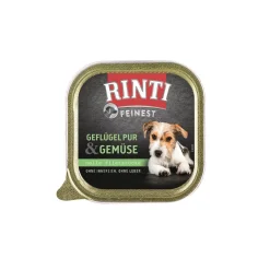 Schale Feinest Geflügel Pur und Gemüse 150 g ^ Rinti Sale