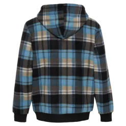 Herren Fleece Jacke mit Kapuze schwarz aqua Gr.M ^ Roadsign Online