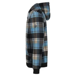 Herren Fleece Jacke mit Kapuze schwarz aqua Gr.M ^ Roadsign Online