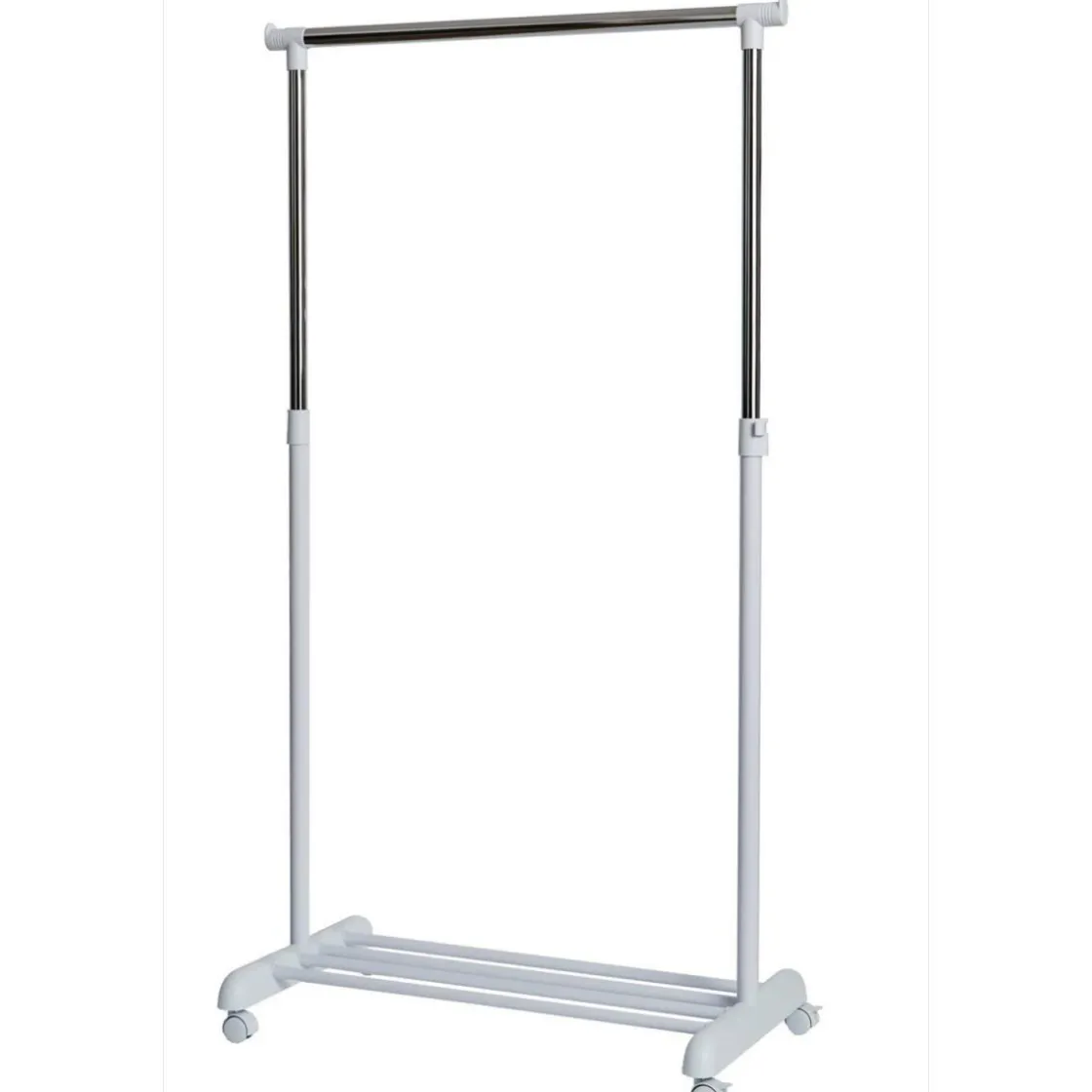 Roll-Kleiderständer 84 x 44 x 101-165 cm ^ Best