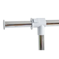 Roll-Kleiderständer XXL 90-134 x 44 x 95-169 cm ^