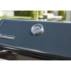 Gasgrillwagen Daytona 5 Plusschwarz mit Edelstahlapplikationen ^ Rothmann Sale