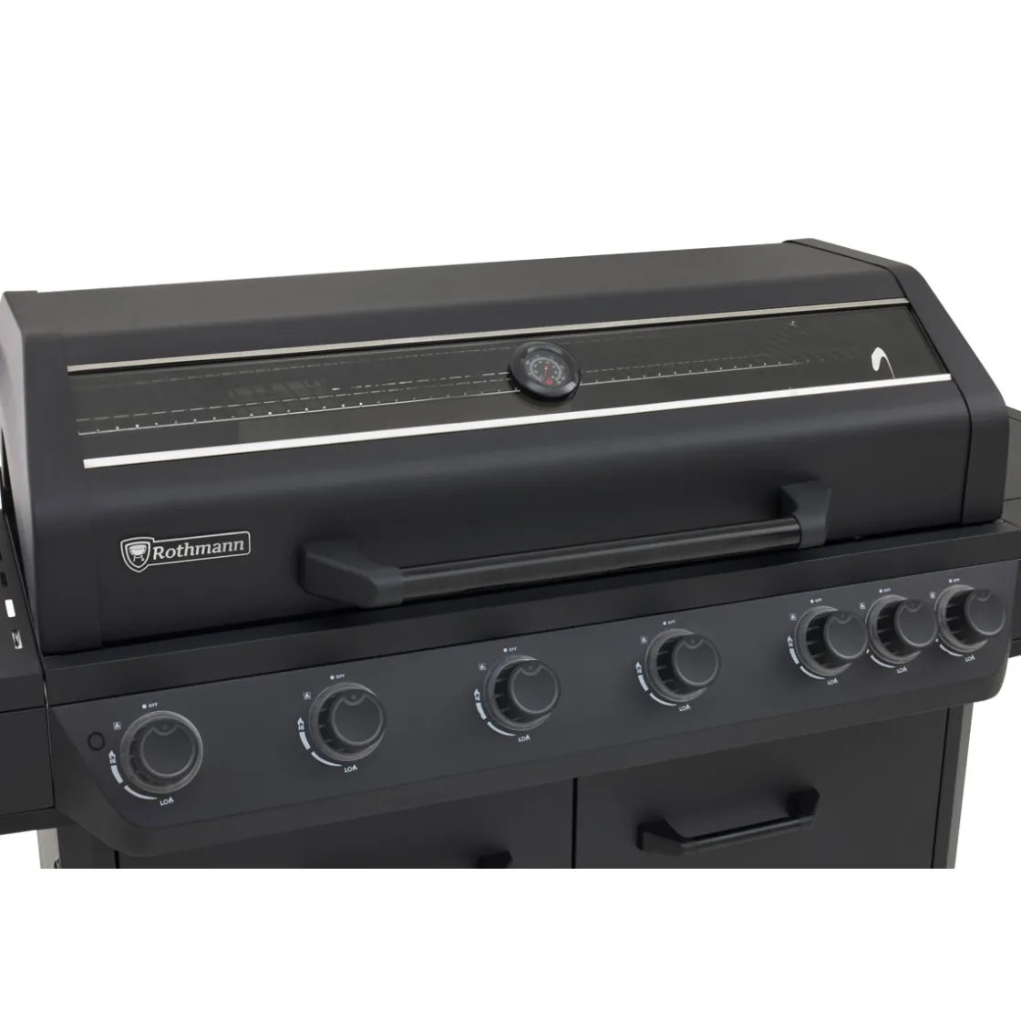 Gasgrillwagen Vulcano 6 Turbo Plus Black Edition ^ Rothmann New